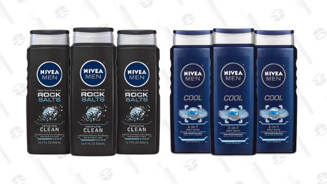 NIVEA Men DEEP Rock Salts Body Wash | $6 | Amazon | Subscribe & SaveNIVEA Men DEEP Cool 3-in-1 Body Wash | $6 | Amazon | Subscribe & Save